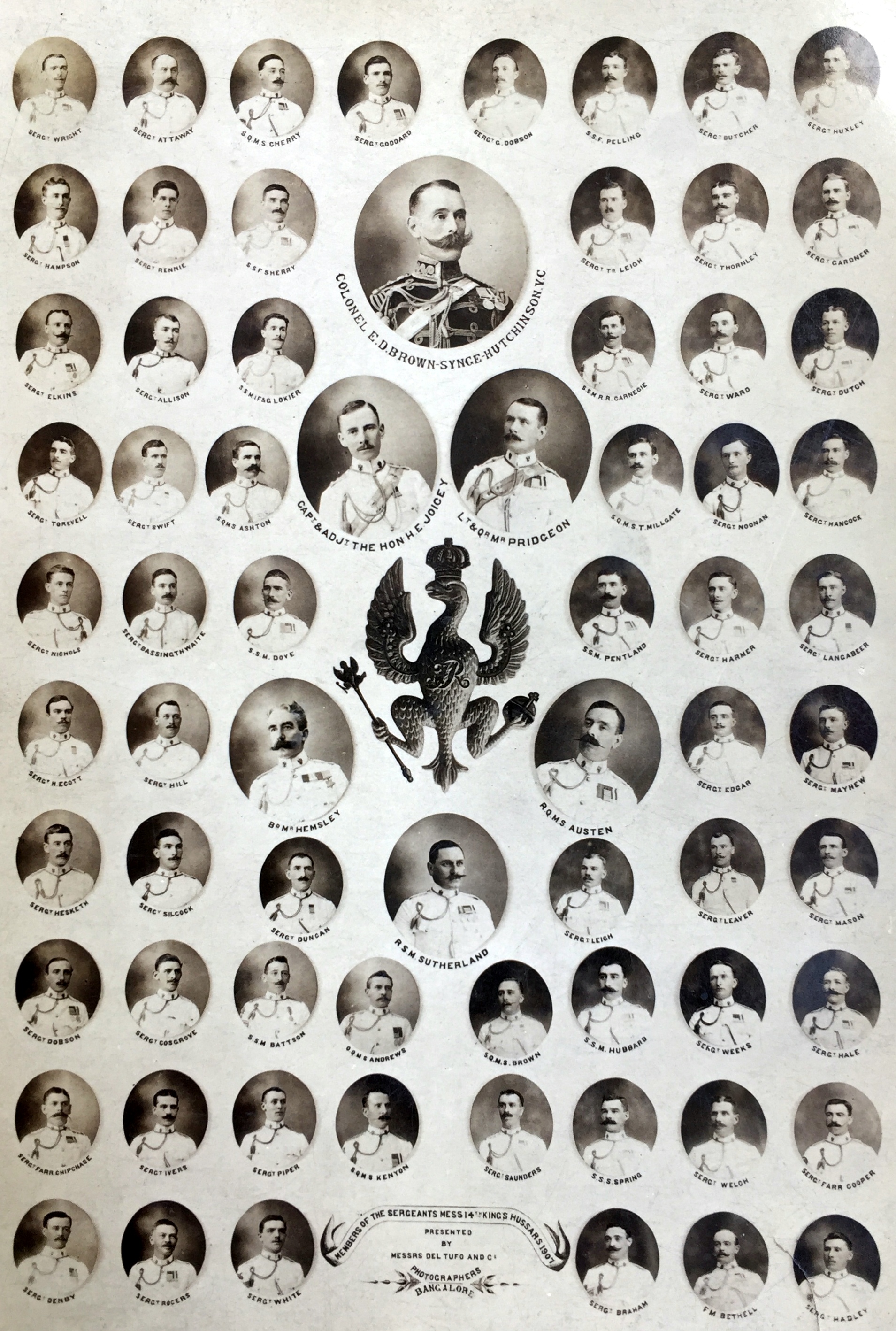 14th Hussars, Bangalore 1907