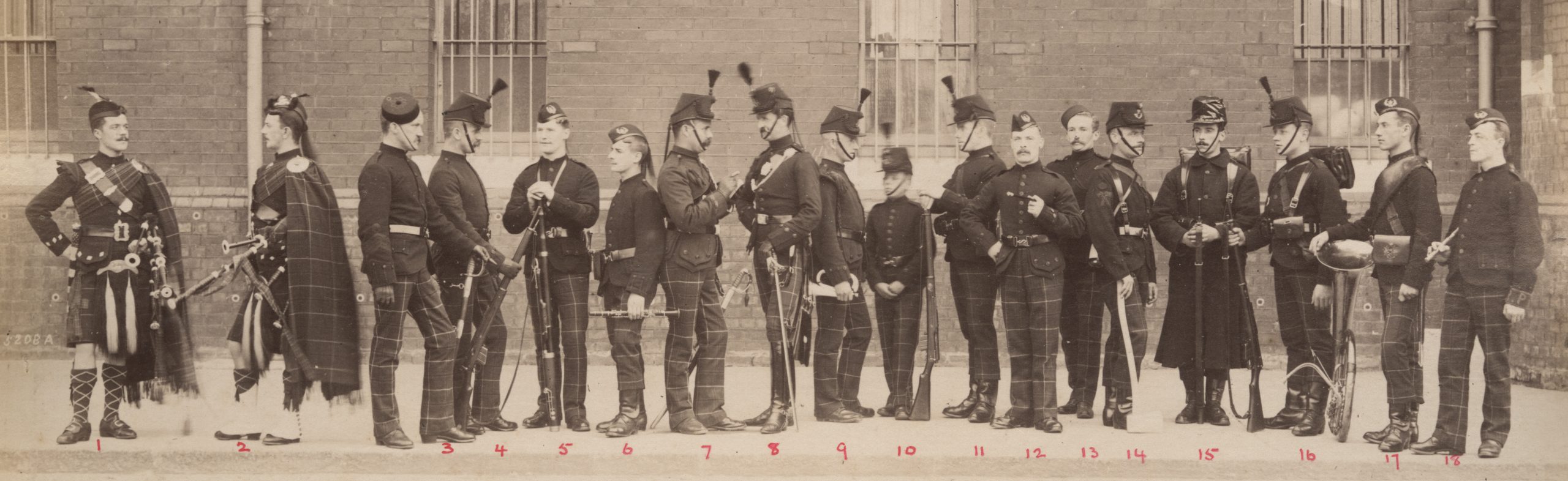 1st Cameronians, 1894